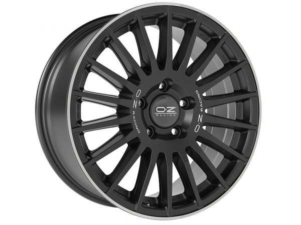 Llantas OZ Rally Desert Matt Black Silver Let. Diamond Lip