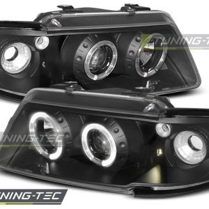 Faros ANGEL EYES NEGRO para AUDI A3 8L 08.96-08.00