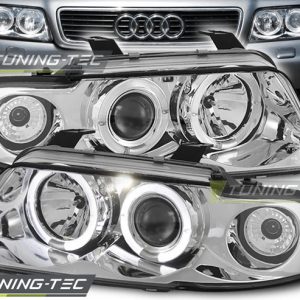 Faros ANGEL EYES CROMO para AUDI A4 11.94-12.98