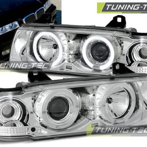 Faros ANGEL EYES CHROME para BMW E36 12.90-08.99 S/C/T