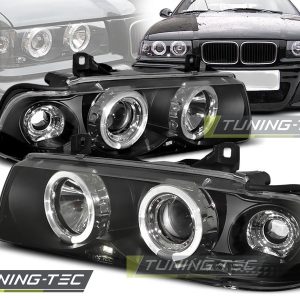 Faros ANGEL EYES BLACK para BMW E36 90-99 S/C/T