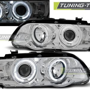 Faros ANGEL EYES CHROME para BMW X5 E53 09.99-10.03