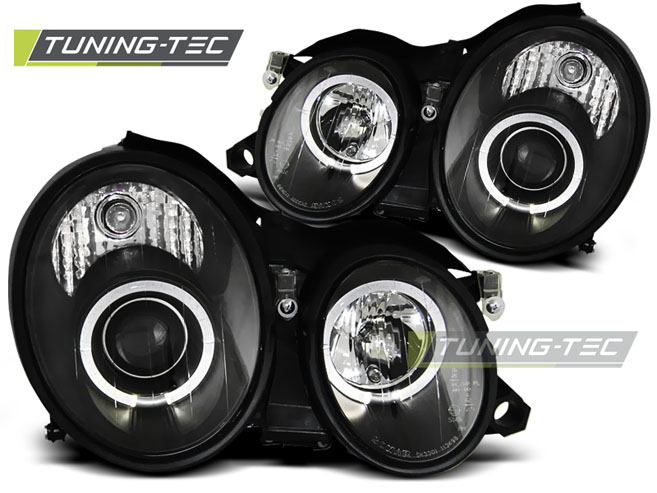 1666_0.jpg Faros ANGEL EYES BLACK para MERCEDES W208 CLK 03.97-04.02