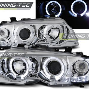 Faros ANGEL EYES CHROME para BMW E46 04.99-03.03 COUPE