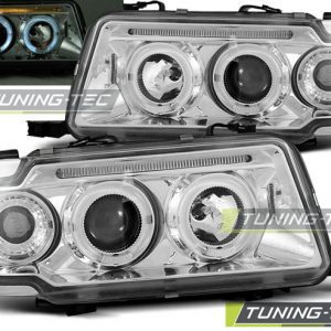 Faros ANGEL EYES CROMO para AUDI 80 B4 09.91-04.96