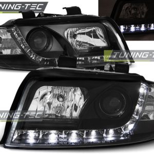 Faros DAYLIGHT NEGRO para AUDI A4 B6 10.00-10.04