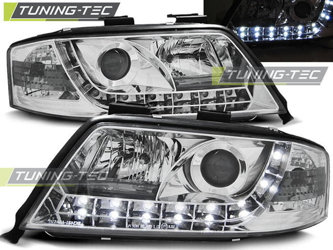 2136_0.jpg Faros DAYLIGHT CROMO para AUDI A6 05.97-05.01