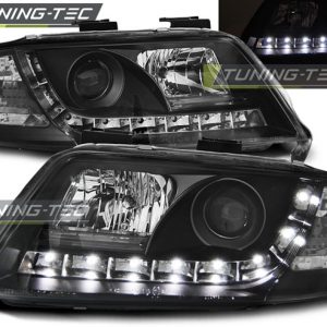 Faros DAYLIGHT NEGRO para AUDI A6 05.97-05.01