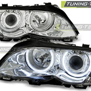 Faros ANGEL EYES CCFL CHROME para BMW E46 09.01-03.05
