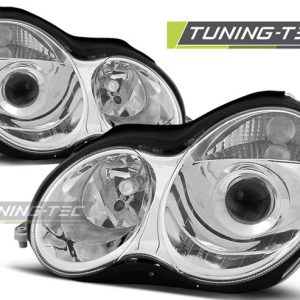Faros CHROME para MERCEDES W203 C-Clase 07.00-03.04