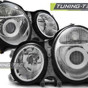 Faros CHROME para MERCEDES W210 E-Clase 06.99-03.02