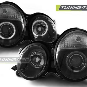 Faros ANGEL EYES BLACK para MERCEDES W210 E-Clase 06.99-02