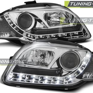 Faros DAYLIGHT CROMO para AUDI A4 B7 11.04-03.08