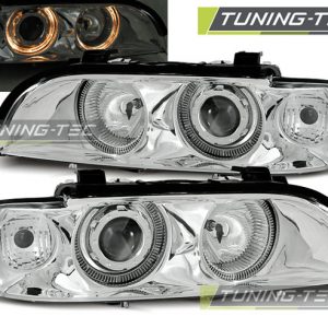 Faros ANGEL EYES CHROME para BMW E39 09.95-06.03