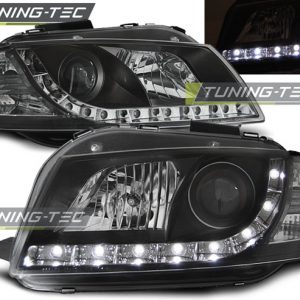 Faros DAYLIGHT NEGRO para AUDI A3 8P 05.03-03.08