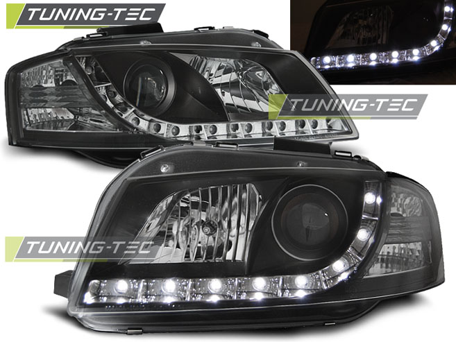 2649_0.jpg Faros DAYLIGHT NEGRO para AUDI A3 8P 05.03-03.08