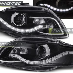 Faros DAYLIGHT NEGRO para AUDI A4 B7 11.04-03.08
