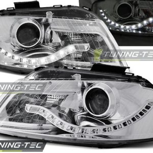 Faros DAYLIGHT CROMO para AUDI A3 8P 05.03-03.08