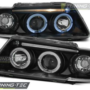 Faros ANGEL EYES NEGRO para AUDI A3 8L 08.96-08.00
