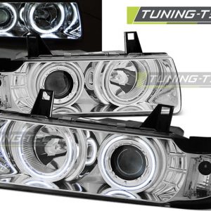 Faros ANGEL EYES CCFL CHROME para BMW E36 12.90-08.99 S/C/T