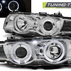 Faros ANGEL EYES CHROME para BMW E38 09.98-07.01