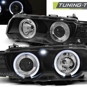 Faros ANGEL EYES BLACK para BMW E38 09.98-07.01