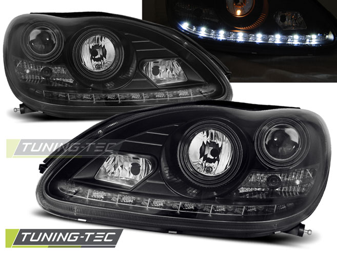 2945_0.jpg Faros DAYLIGHT BLACK para MERCEDES W220 S-Clase 09.98-05.05