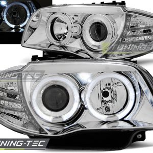 Faros ANGEL EYES CHROME para BMW 1 E87/E81/82/88 04-11