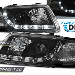 Faros Real DRL NEGRO para AUDI A3 8L 08.96-08.00