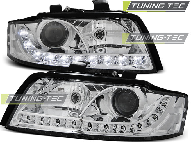 3092_0.jpg Faros DAYLIGHT CROMO para AUDI A4 B6 10.00-10.04