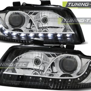 Faros DAYLIGHT NEGRO para AUDI A4 B6 10.00-10.04