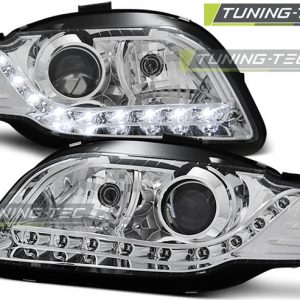 Faros DAYLIGHT CROMO para AUDI A4 B7 11.04-03.08