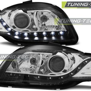 Faros DAYLIGHT NEGRO para AUDI A4 B7 11.04-03.08