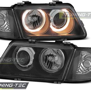 Faros ANGEL EYES NEGRO para AUDI A3 8L 08.96-08.00