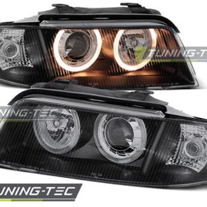 Faros ANGEL EYES NEGRO para AUDI A4 B5 01.99-09.00
