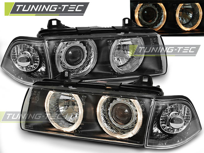 3112_0.jpg Faros ANGEL EYES BLACK para BMW E36 12.90-08.99 COUPE CABRIO