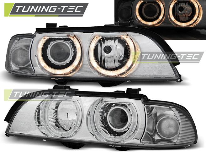3123_0.jpg Faros XENON ANGEL EYES CHROME para BMW E39 09.95-06.03