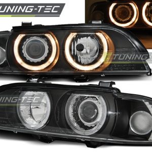Faros XENON ANGEL EYES BLACK para BMW E39 09.95-06.03