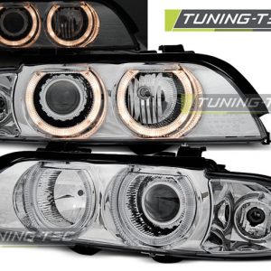 Faros ANGEL EYES CHROME para BMW E39 09.95-06.03