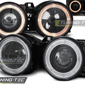 Faros ANGEL EYES BLACK para BMW E30 11.82-06.94
