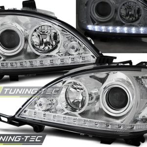 Faros DAYLIGHT CHROME para MERCEDES W163 ML M-Clase 03.98-08.01