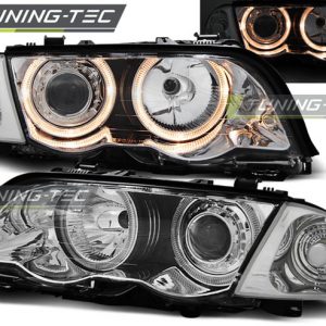 Faros ANGEL EYES CHROME para BMW E46 05.98-08.01 S/T