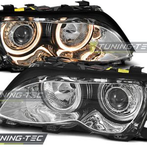 Faros ANGEL EYES CHROME para BMW E46 09.01-03.05 S/T