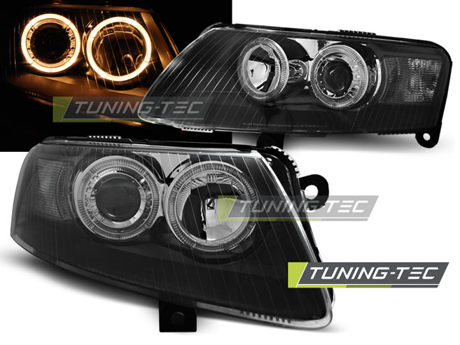 3167_0.jpg Faros ANGEL EYES NEGRO para AUDI A6 C6 04.04-08