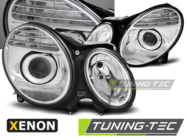 3205_0.jpg Faros XENON CHROME para MERCEDES W211 E-Clase 03.02-04.06