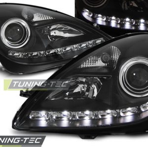 Faros DAYLIGHT BLACK para MERCEDES R171 SLK 04-11