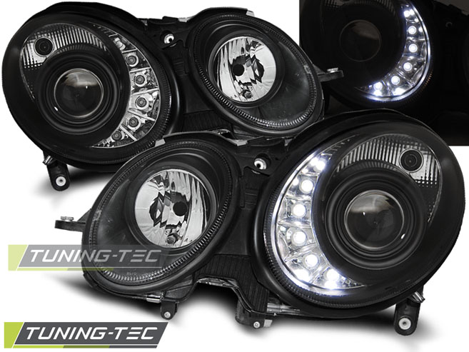 3250_0.jpg Faros DAYLIGHT BLACK para MERCEDES W211 E-Clase 05.06-09