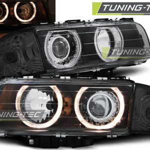 Faros ANGEL EYES BLACK para BMW E38 06.94-08.98