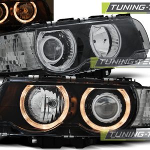 Faros ANGEL EYES BLACK para BMW E38 09.98-07.01