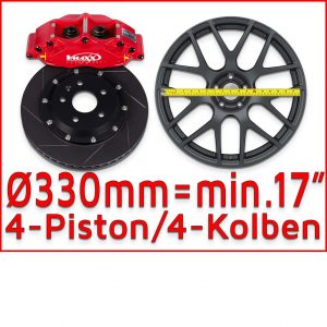 KIT DE FRENOS V-MAXX VW Bora – Ø330mm + 4 Pistones